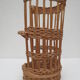 Old baguette basket, wicker bakery