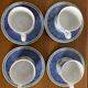 Set of 4 Villeroy boch cups and saucers