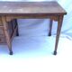 Wooden desk with three drawers