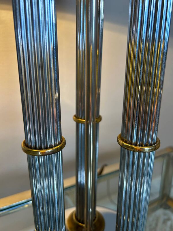 Lampe bouillotte style maison Baguès années 70