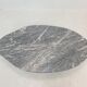 Italian marble leaf shape coffee table, 1980's
