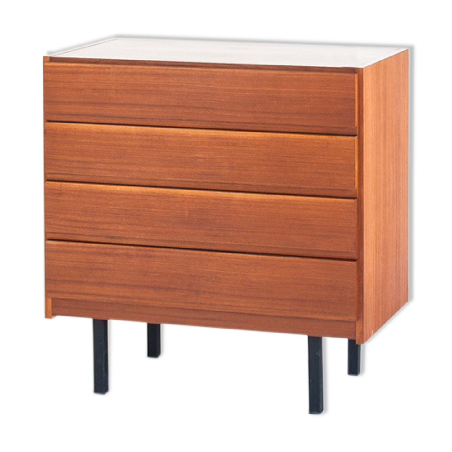 Commode en teck de style vintage