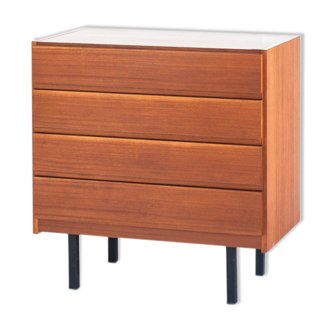 Commode en teck de style vintage