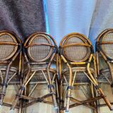 Rattan bistro chairs