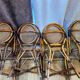 Chaises bistrot rotin