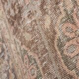 Vintage Turkish Oushak Rug Handwoven 67x692 cm