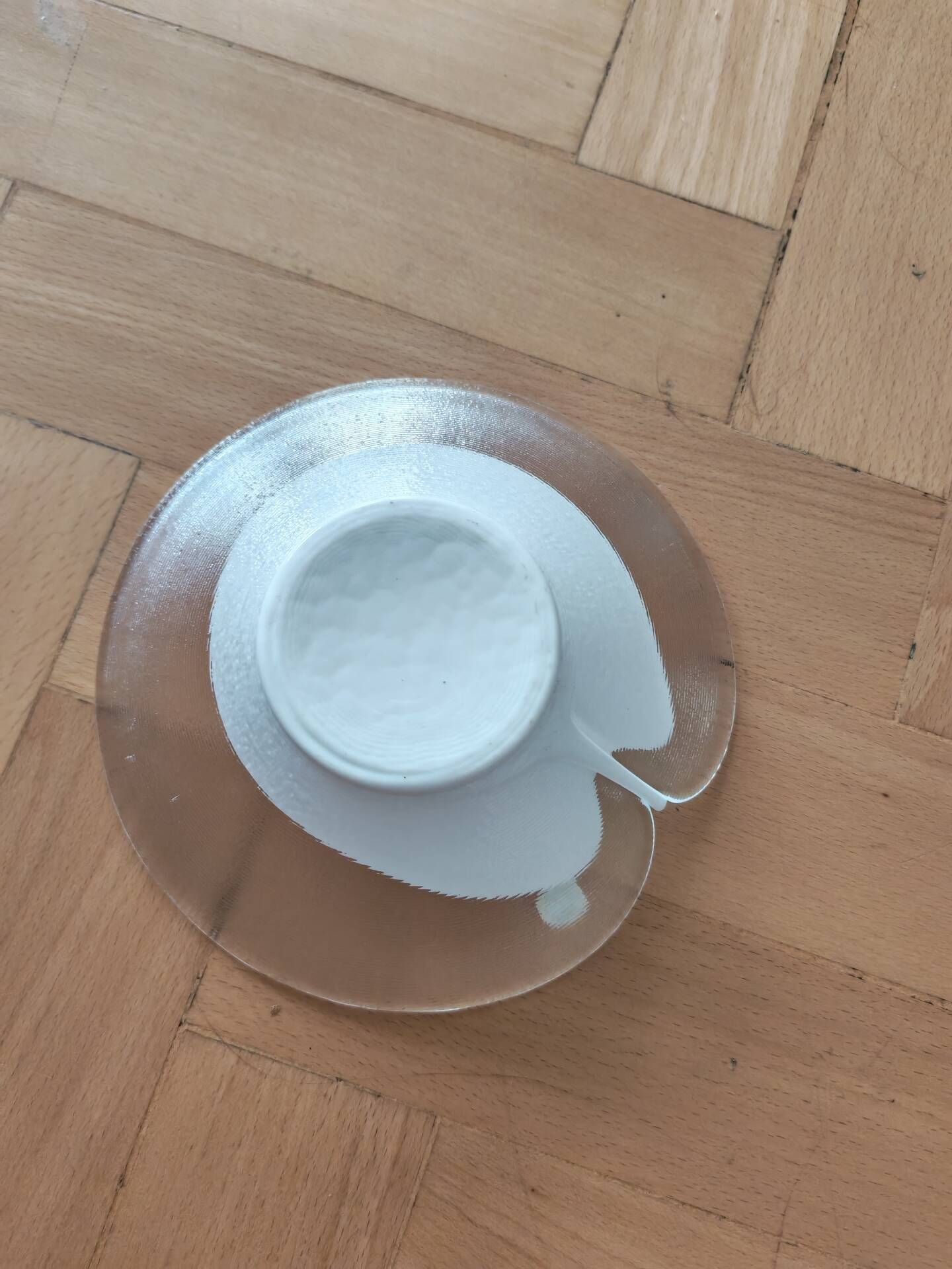 Art glass vide poche by Jiri Suhajek for Crystalex Bohemia