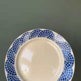Series of 9 flat plates Saint Amand Les Eaux MDL Orcerame