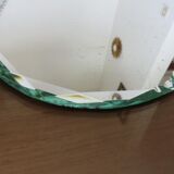 Bevelled mirror free form art deco years 40/50 - 48x35cm