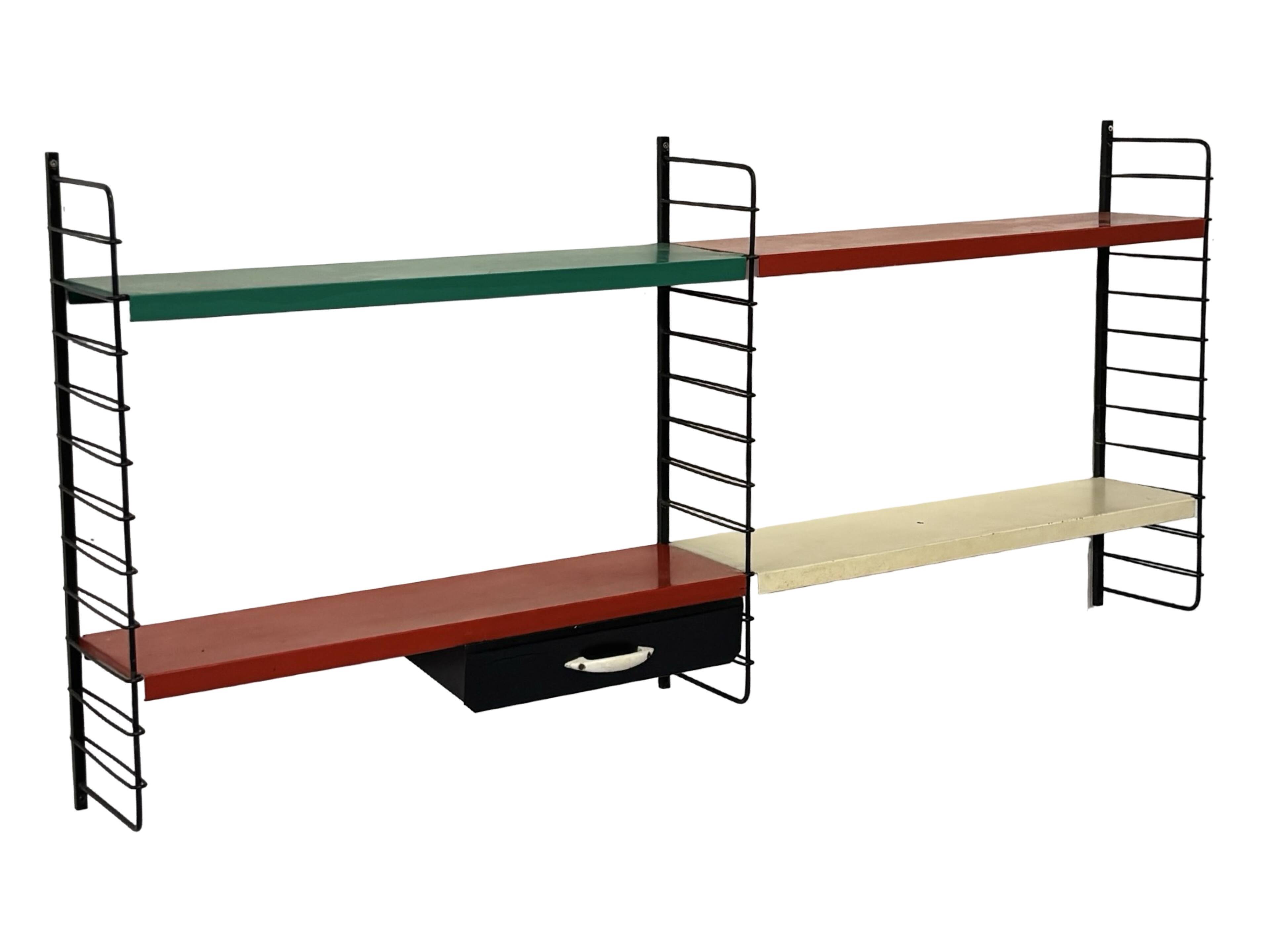Vintage Wall Shelf Wall unit for Tomado Holland Pilasto Drenthea