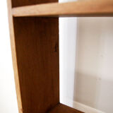 Solid wood bookcase shelf