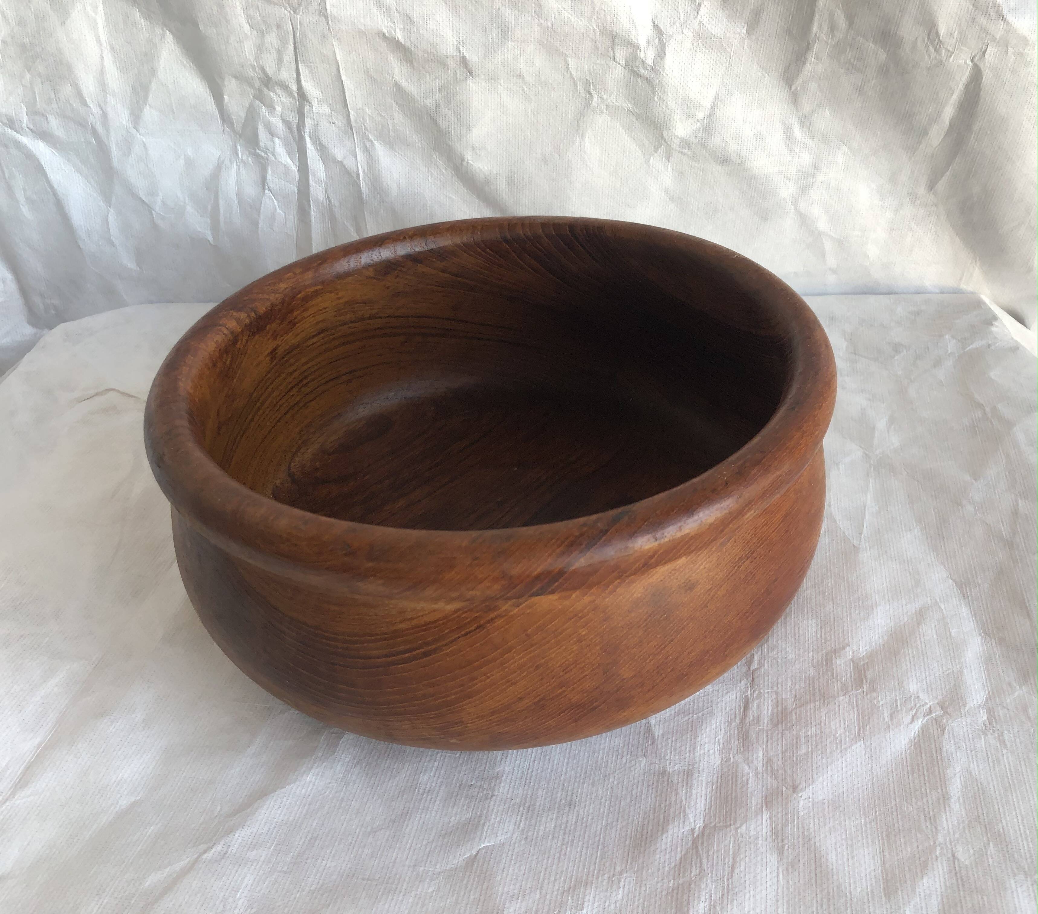 vintage teak salad bowl