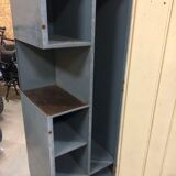 Old metal cabinet 4 shelves and hospital cloakroom