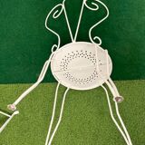 Garden furniture wrought iron folding year 50-60