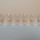 Service 24 pieces vintage foot glasses 70s