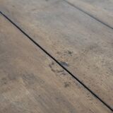 Antique French dining table made of fruitwood  from the late 18th century