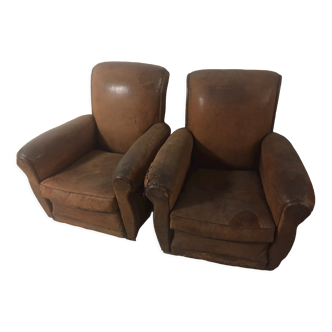 Pair of club chairs