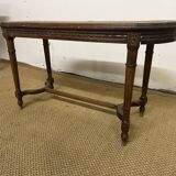 Louis XVI piano bench with caning