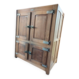 Marly & Sezy Fridge Cabinet – Solid Wood and Original Ironwork