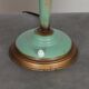 Vintage lamp in metal and wood