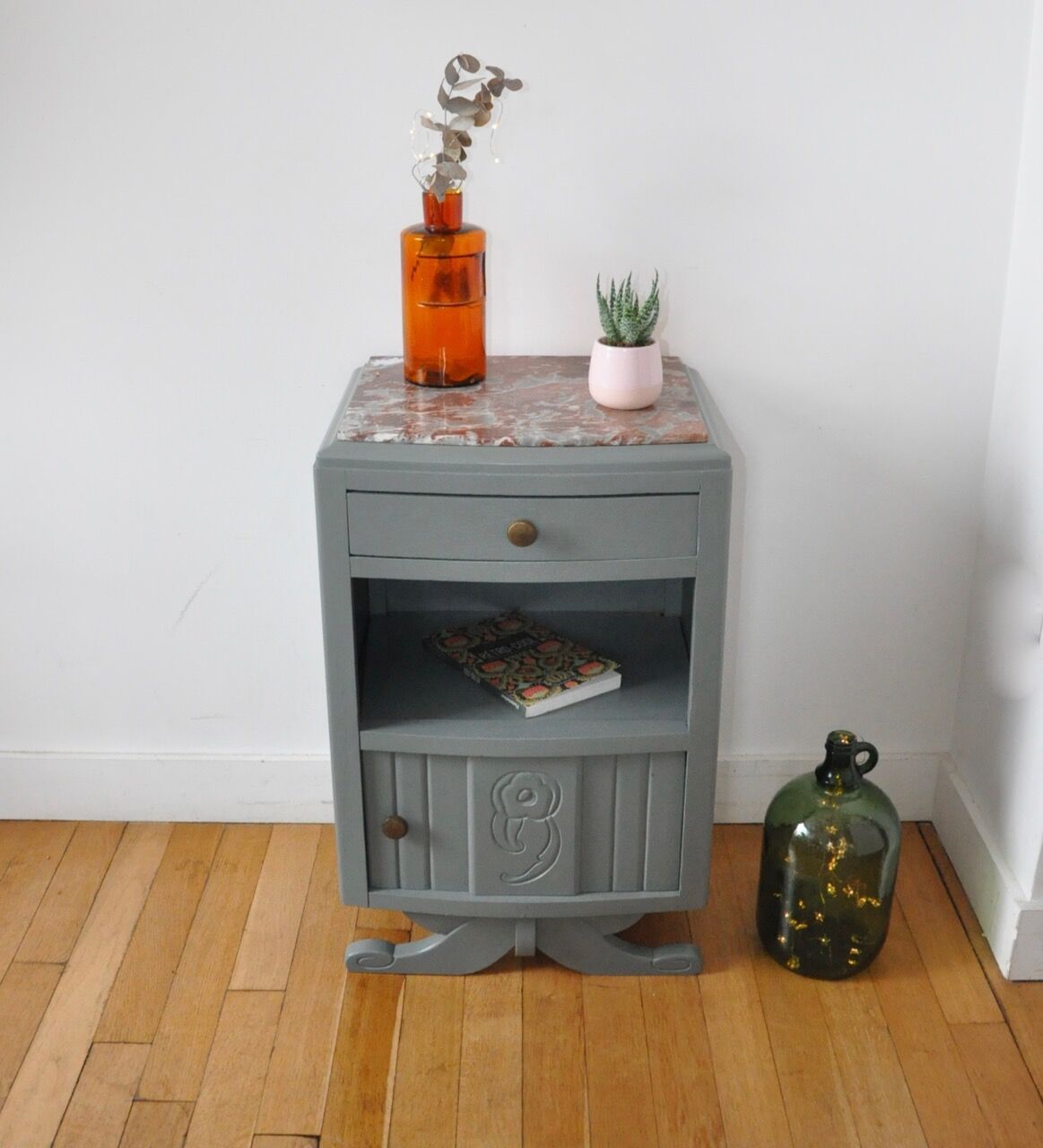 Art deco bedside table