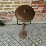 Scandinavian lamppost in teak and brass 1960s.