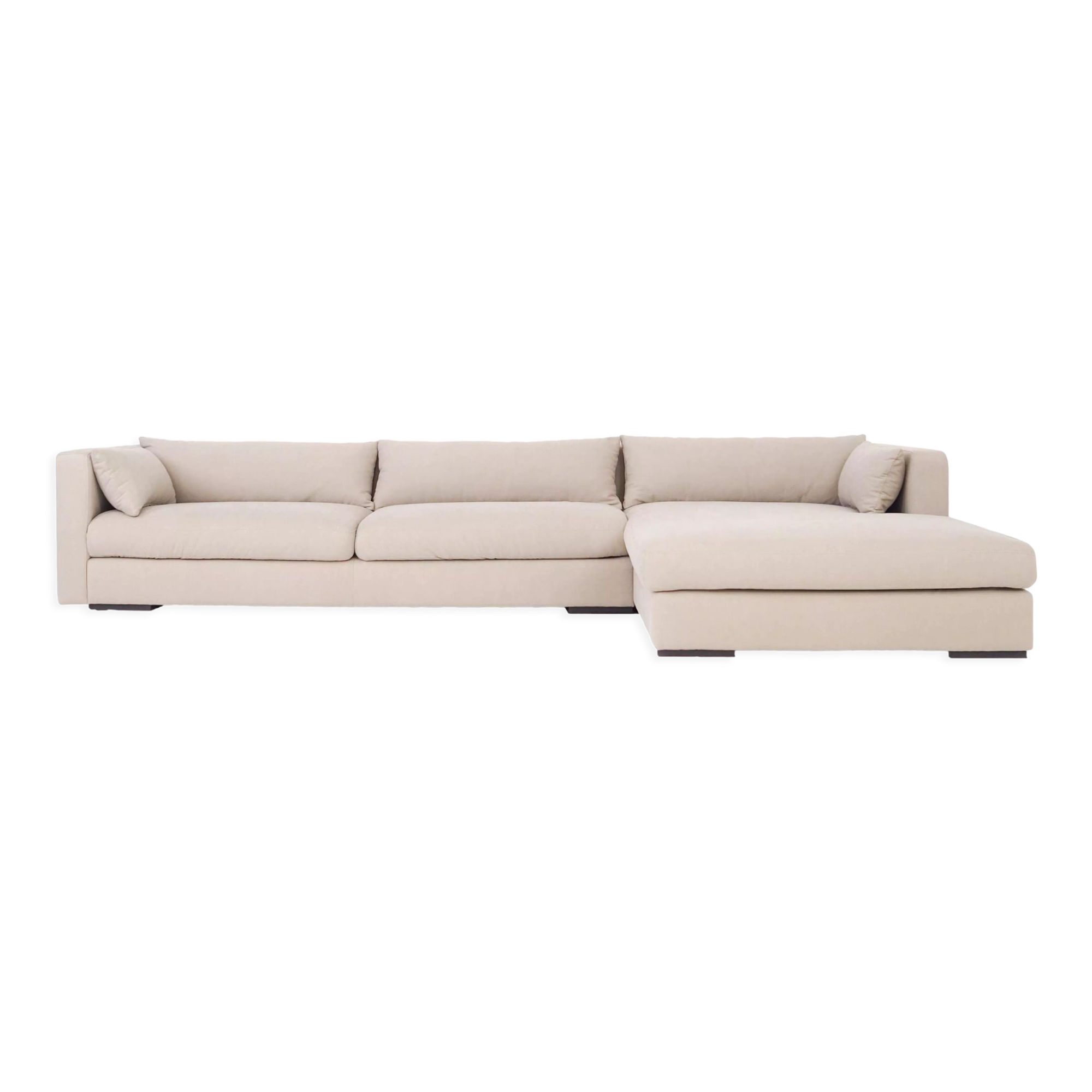 Corner sofa sztokholm beige, scandinavian design