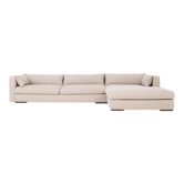 Corner sofa sztokholm beige, scandinavian design