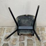 2 industrial style chairs in wood and metal