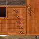 Office furniture in teak veneer, from the 60's