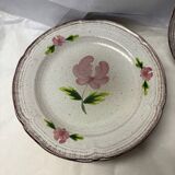 Set of 6 Niderviller stoneware plates