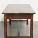 18th century French farmhouse dining table made of oak and fruitwood