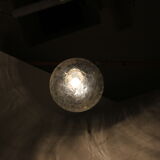 Suspension en verre du milieu du siècle Tchécoslovaquie, années 1970