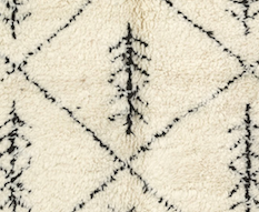 Berber carpet Beni Ouarain 210 x 157