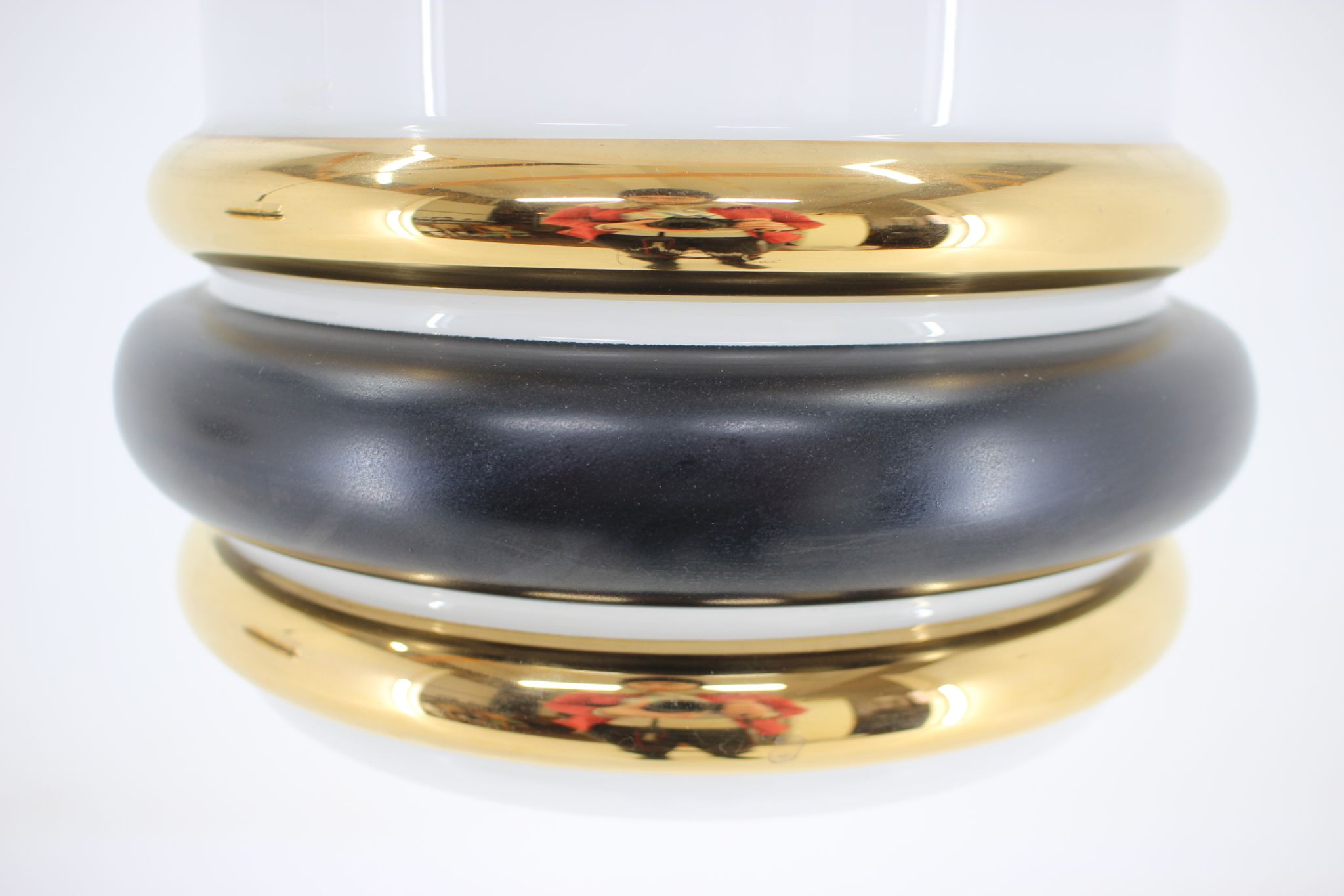 Suspension en verre des années 1970 Tchécoslovaquie