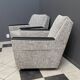 set of 2 grey relax chairs on castors 1970s