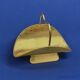Vintage hammered brass log holder