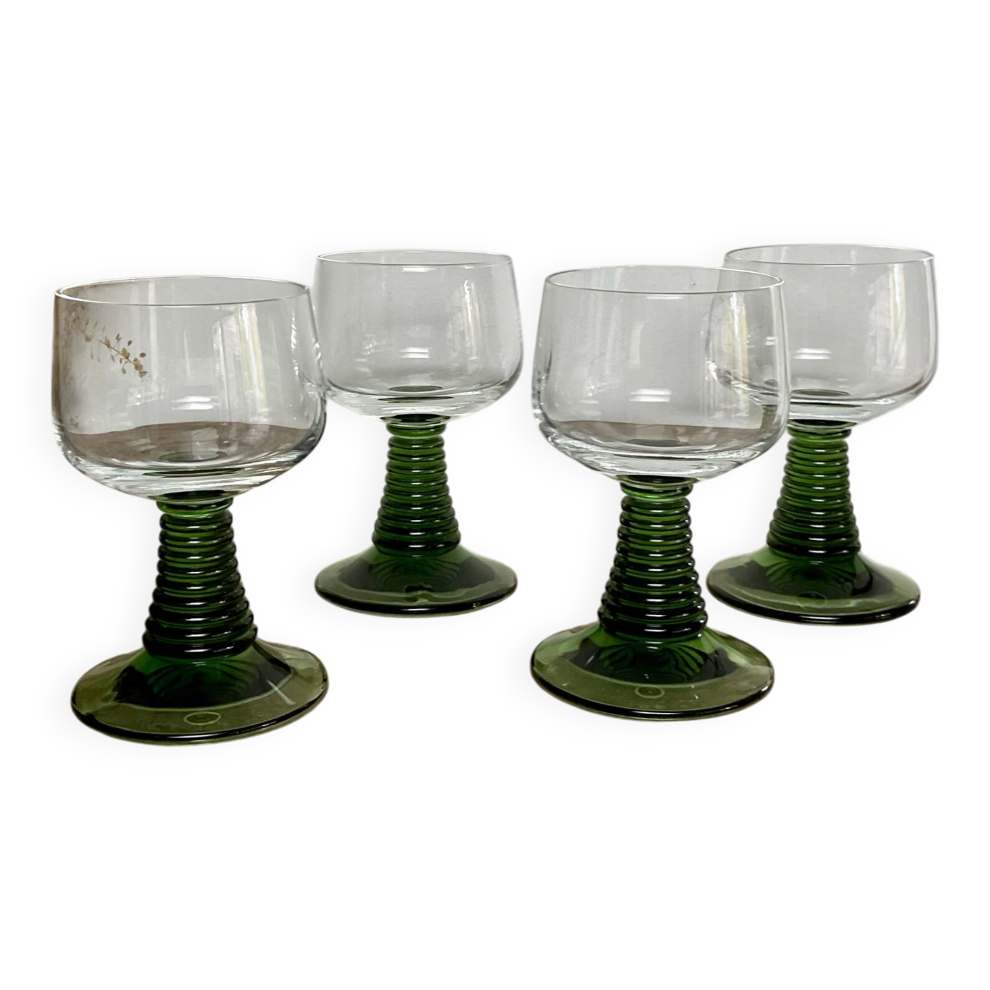 4 verres Alsace Roemer vintage