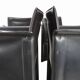 Arrben Solaria leather dining chairs, set of 4 by Tito Agnoli, 1970