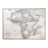 Carte ancienne de l'Afrique - 1842