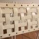 Lot de 4 chaises blanches design Italien signée Gaber