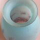 Tulipe en pate de verre bleue turquoise