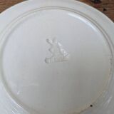 Set of 8 small fruit slip plates Orchies Moulin des Loups