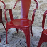 Armchairs Tolix model C by Xavier Pauchard