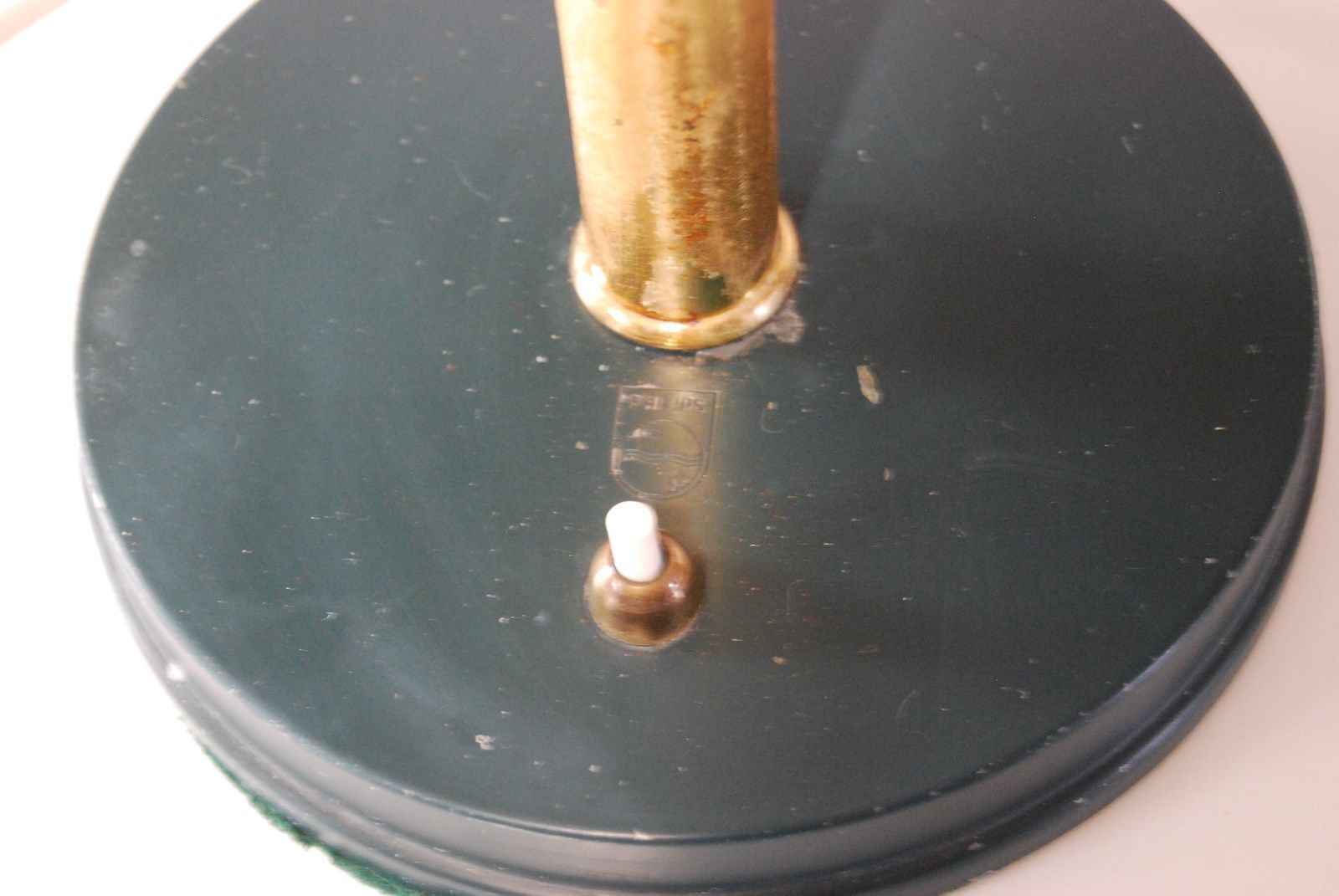 Philips table lamp metal by Louis Kalff 1960