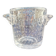 Ice bucket, thick bubbled glass, Schneider Paris