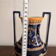 Ancient Double-Handled Vase Faience Gien Renaissance Model Italian Majolica