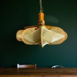Rustic wooden chandelier