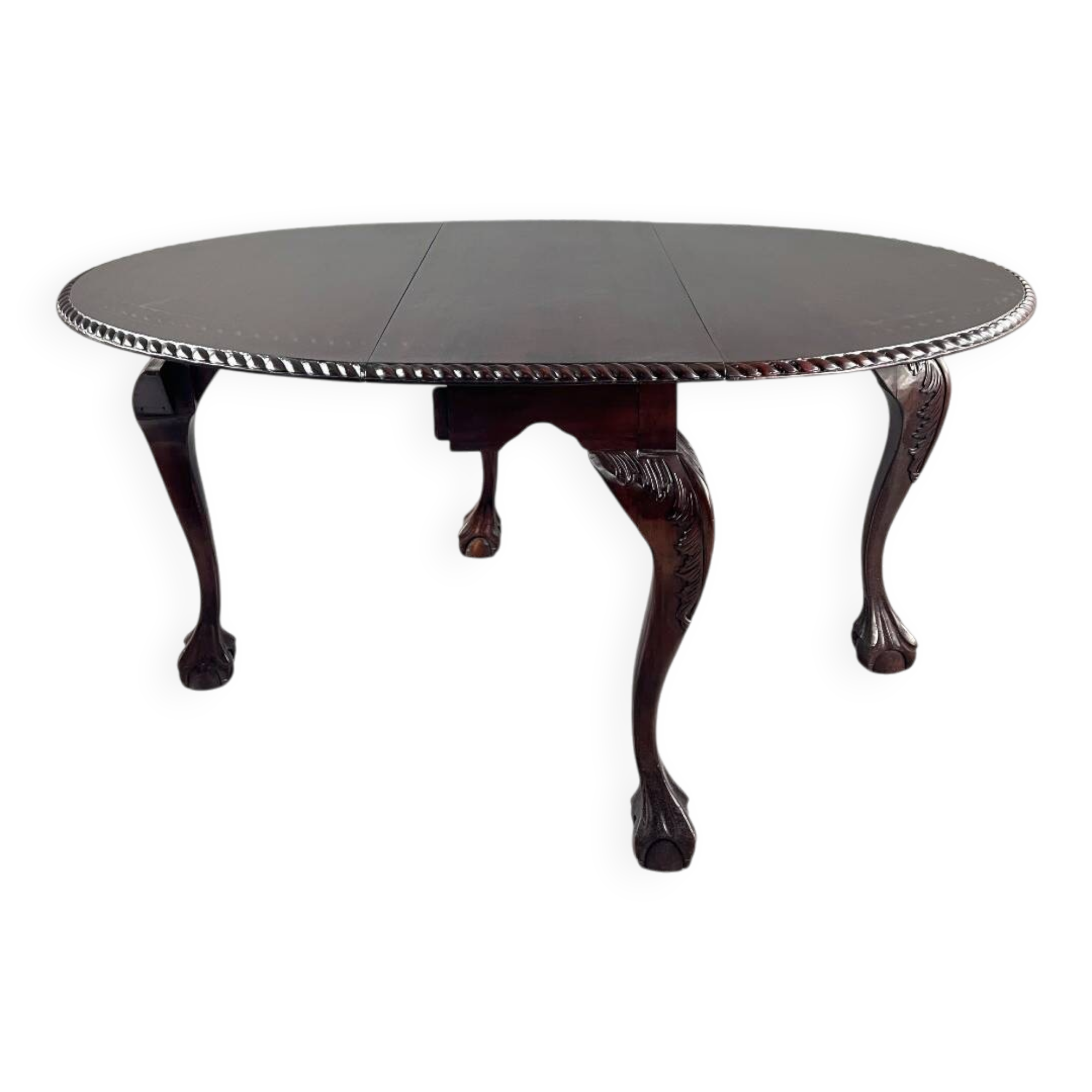 Mahogany drop-leaf table, 20th century