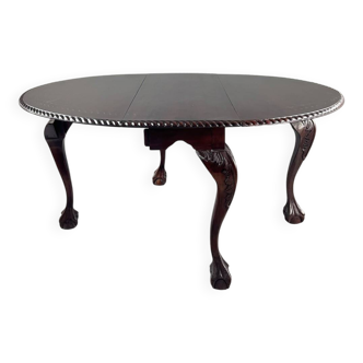 Mahogany drop-leaf table, 20th century